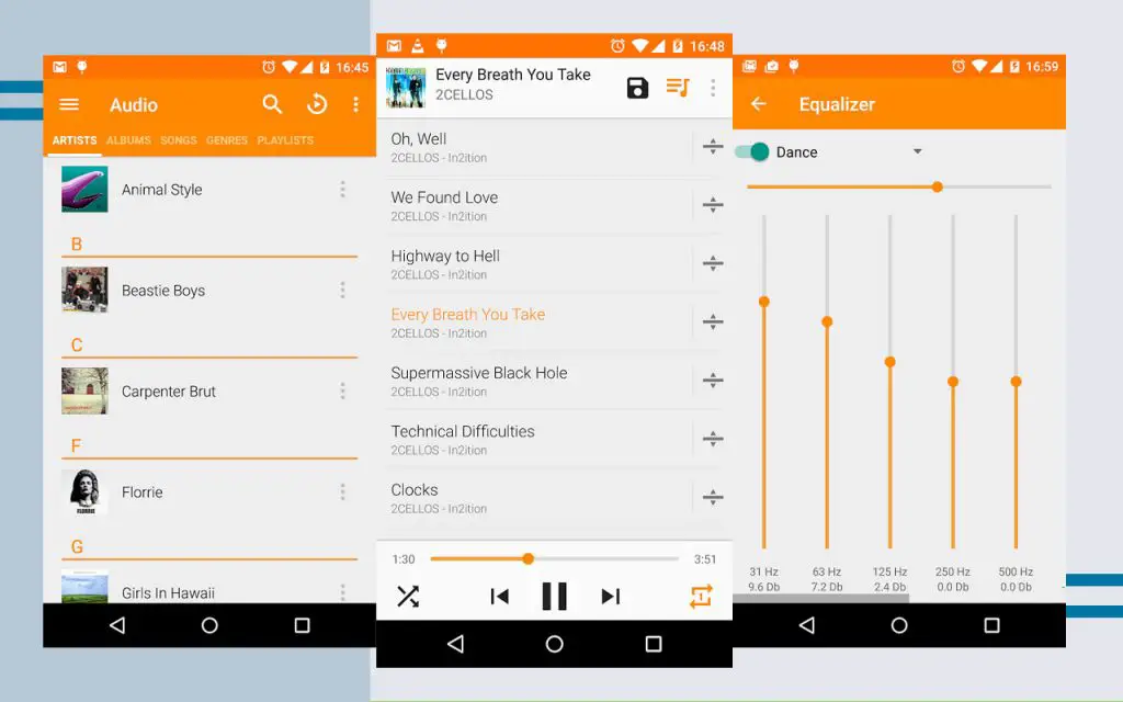 10 Best FLAC player android App for audiophiles | Get Android Stuff